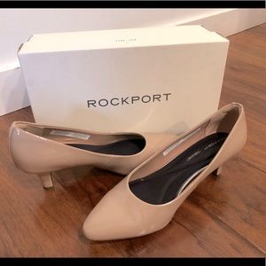Rockport Nude Patent Leather Pumps